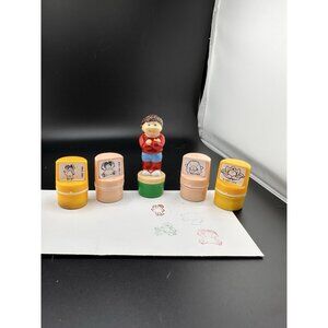 Vintage 1982 Coleco Cabbage Patch Kids Stampers Lot Of 2- Needs Ink Pad